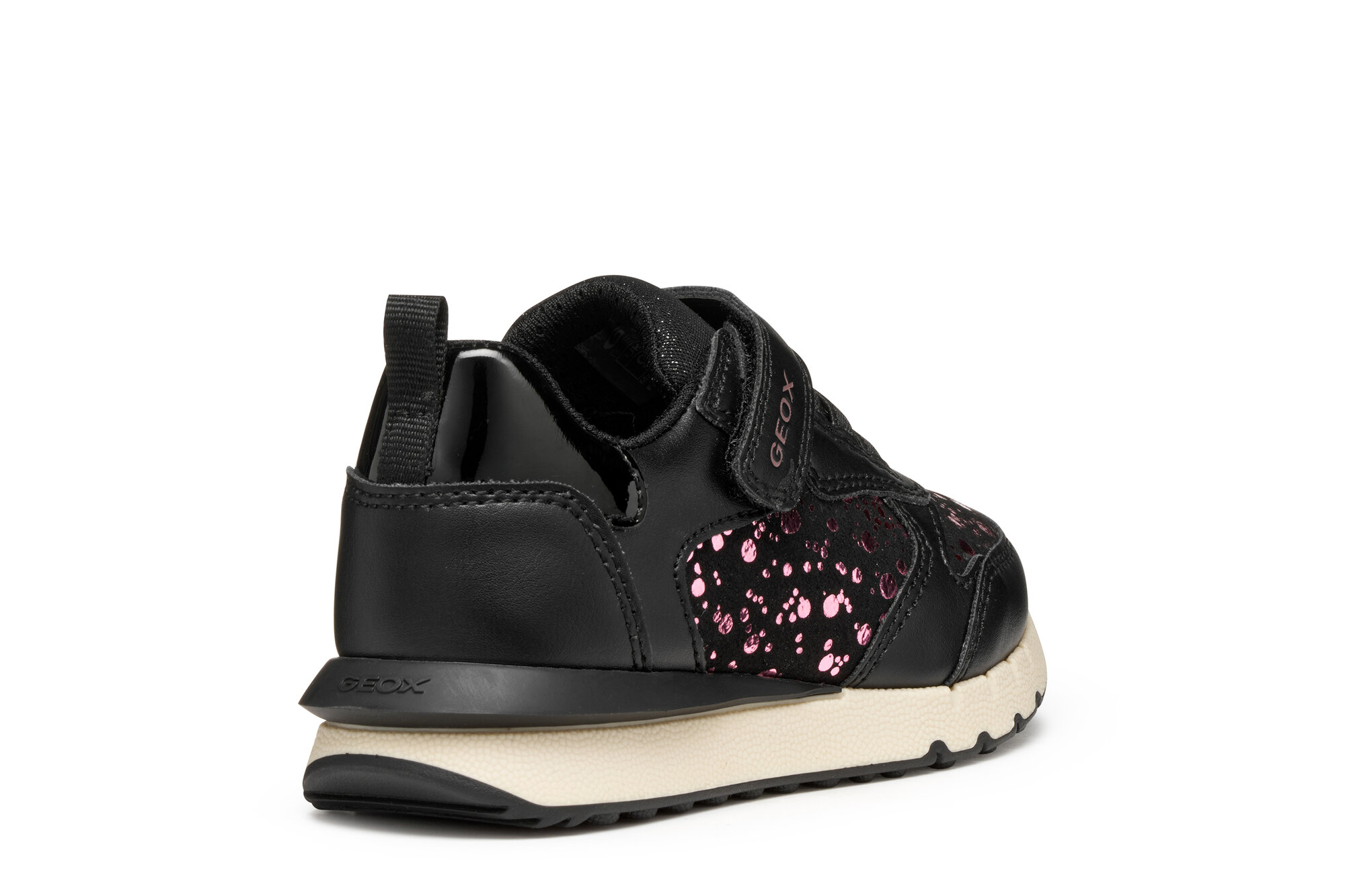 Кроссовки GEOX, размер 33 EU, черный/фиолетовый — фото 1