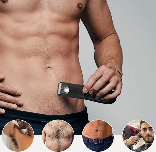 Изображение товара Триммер VGR для интимных зон и подмышек, водонепроницаемый, с LED-дисплеем