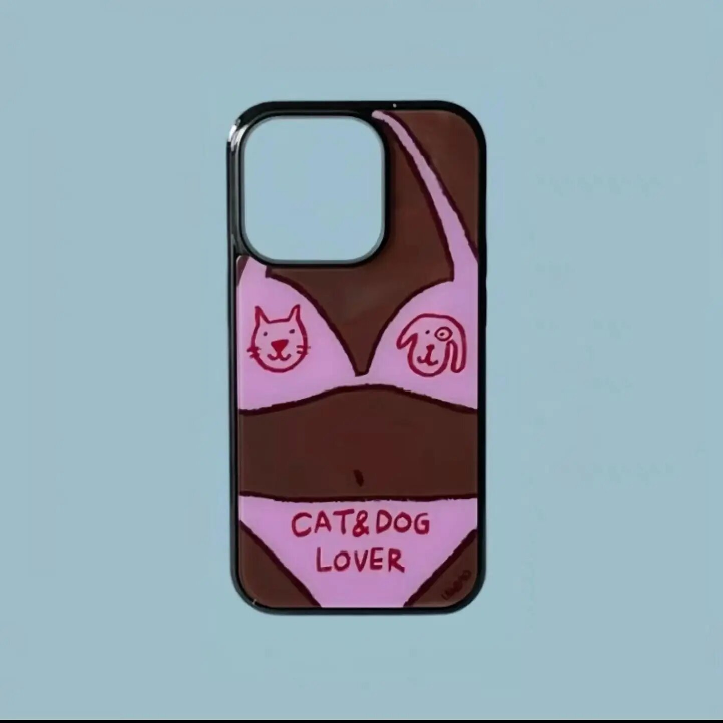 Чехол для телефона Ins Korean Cool Girl Black Skin Bikini Lover для iPhone 16, 14, 13, Айфон 15, A