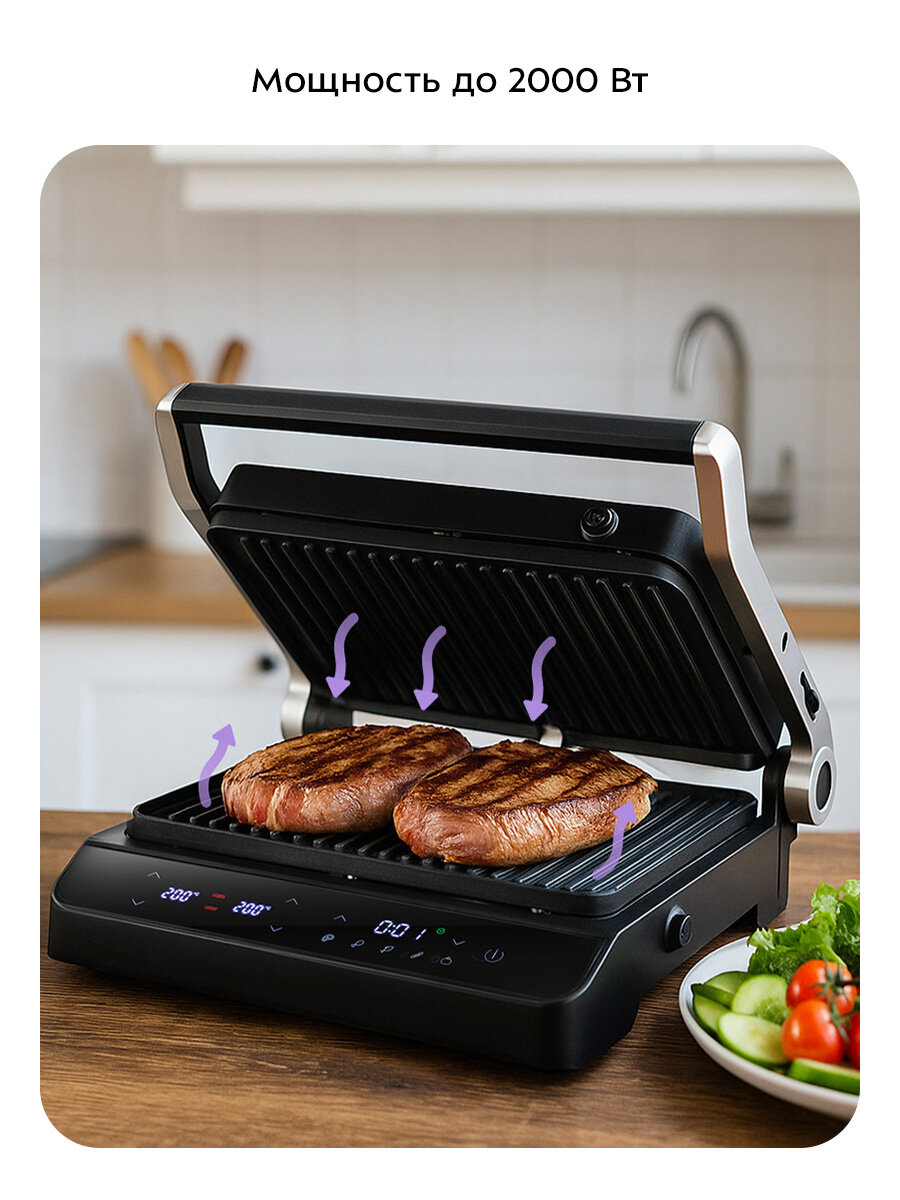 Электрогриль Kitfort КТ-4615 — фото 1