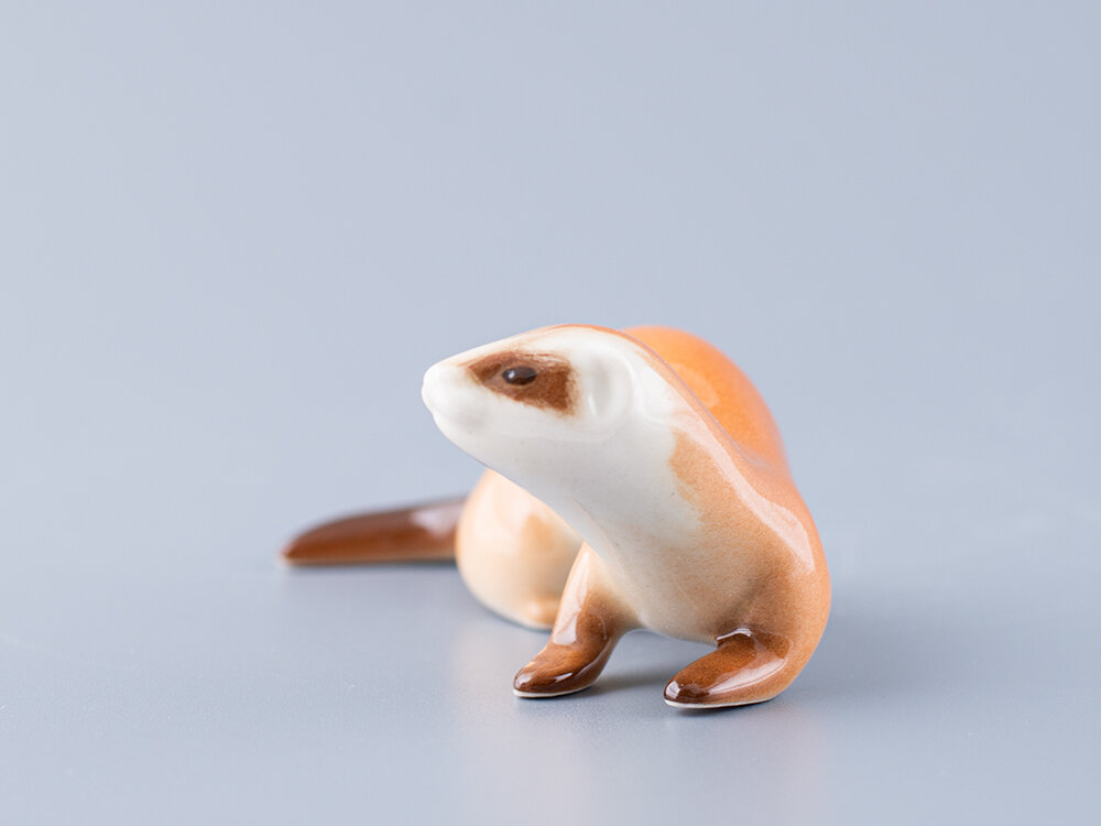 Фарфоровая статуэтка Хорек от Императорского фарфорового завода — фото 1