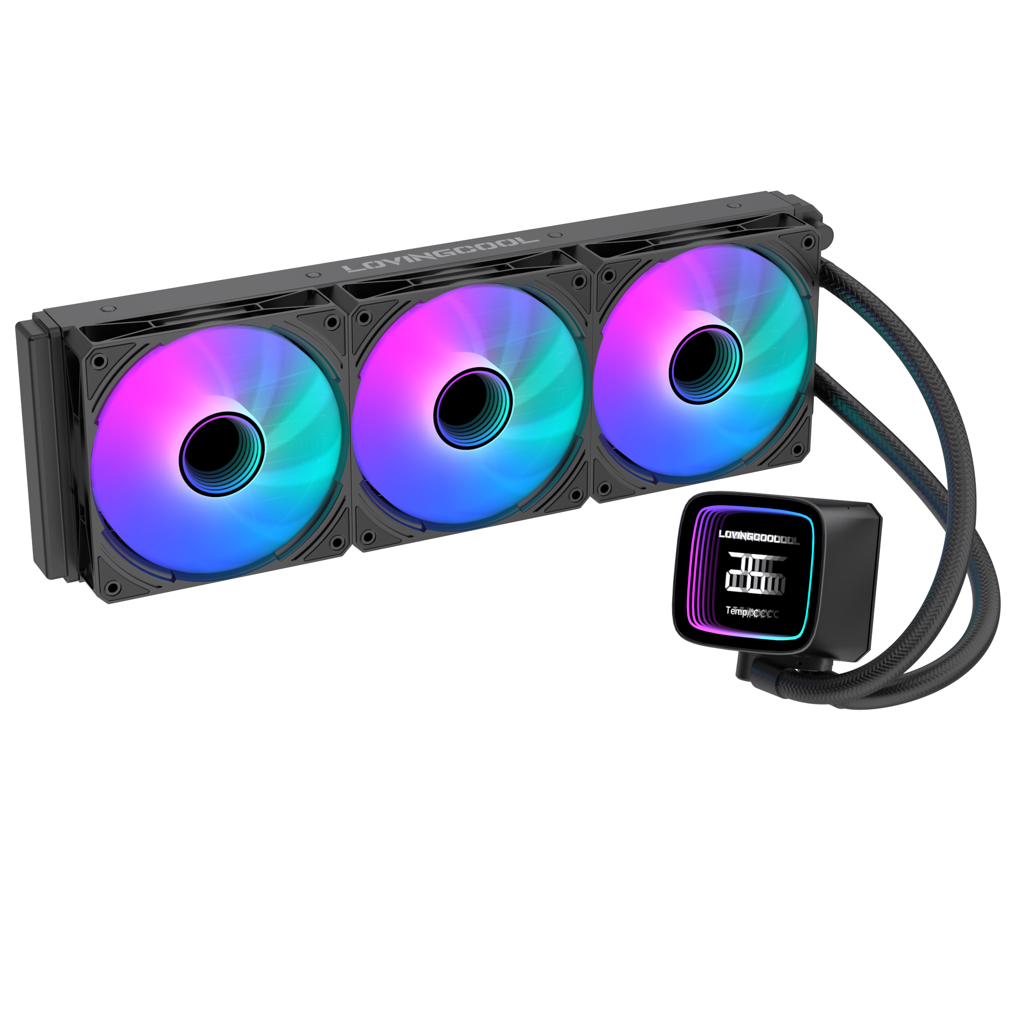 Система жидкостного охлаждения LovingCool HK-02 чёрный, TDP 280w — фото 1
