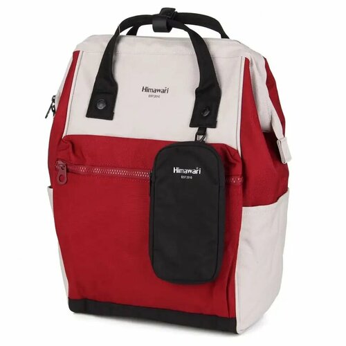 Рюкзак Himawari 1027-03 слоновая кость с бордо и черным