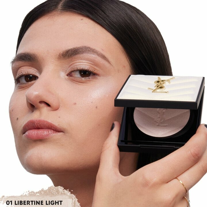Yves Saint Laurent Hyper Luminize Powder Highlighter – пудровый хайлайтер с эффектом сияния - Libertine Light — фото 1
