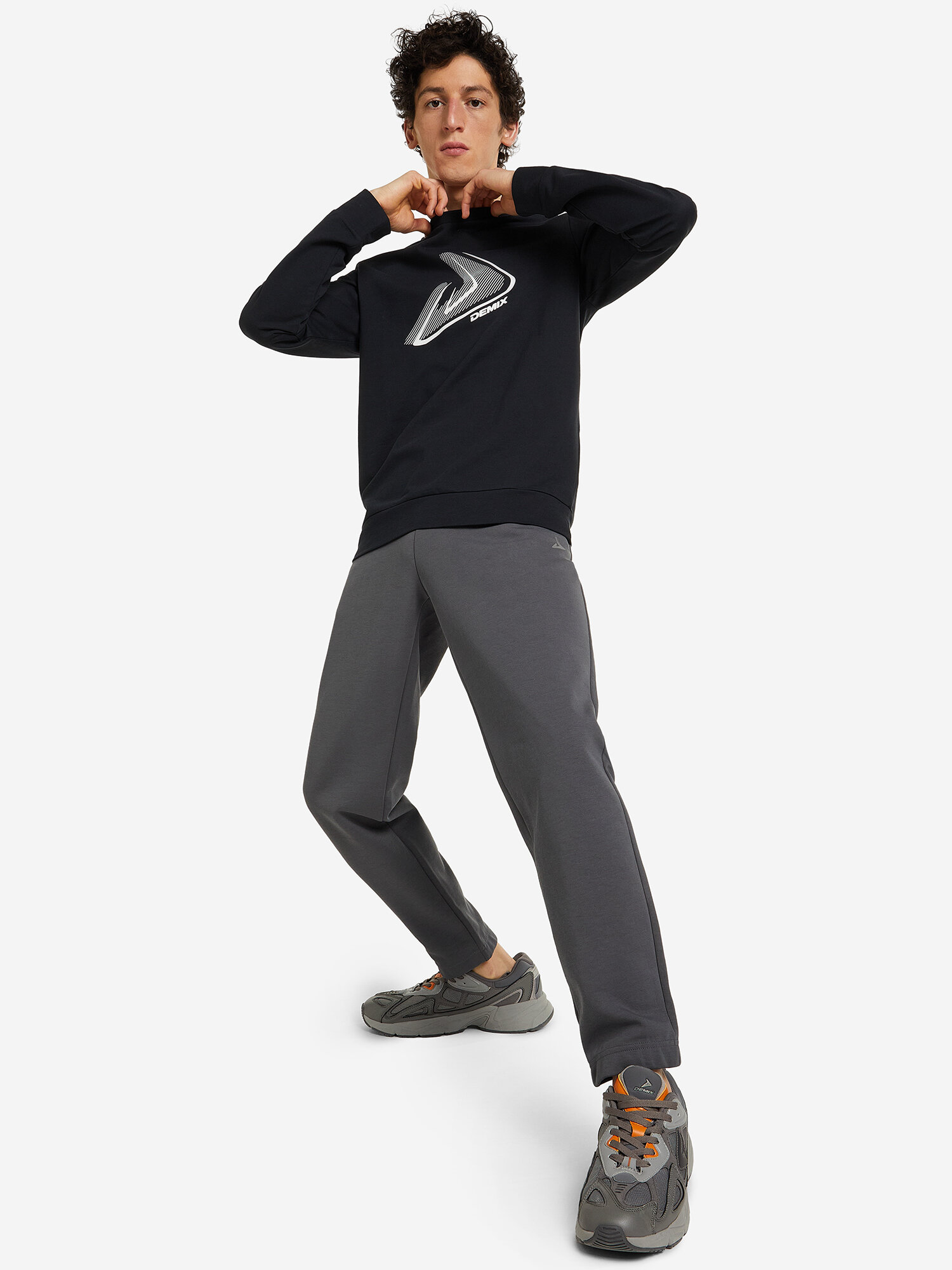 Брюки спортивные Demix, размер 60-62, темно-серый — фото 1