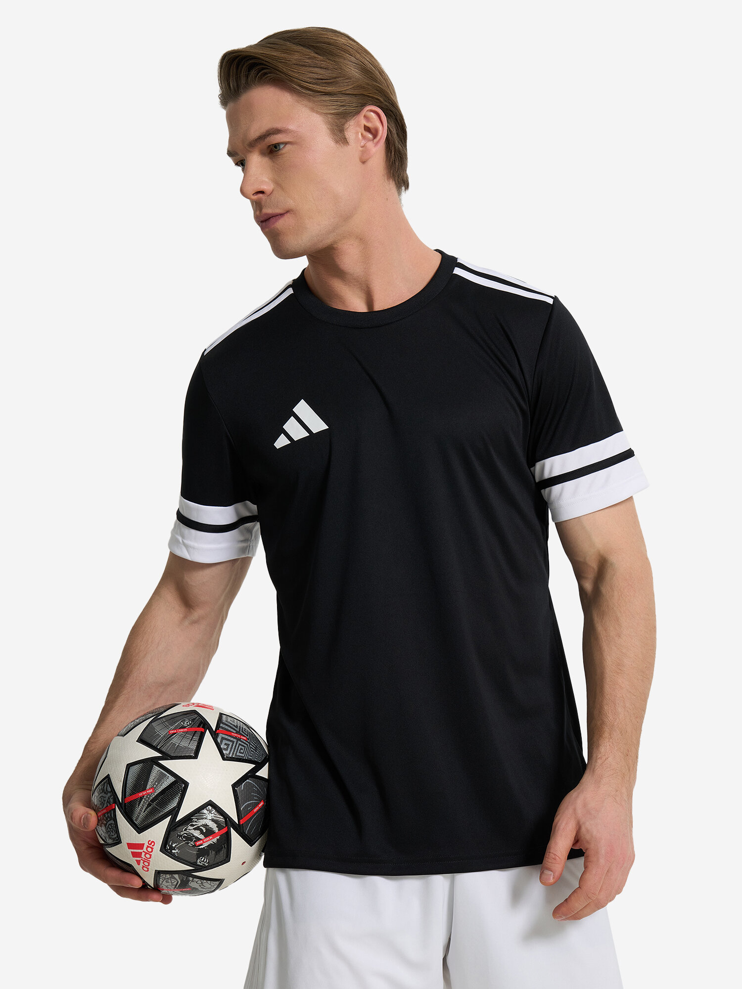Футболка спортивная adidas, размер XL, черный
