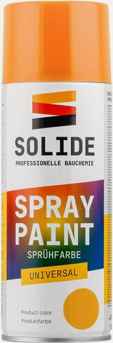Изображение товара Краска-эмаль аэрозольная универсальная темно-желтый SOLIDE 400 мл (SL-27535-1)