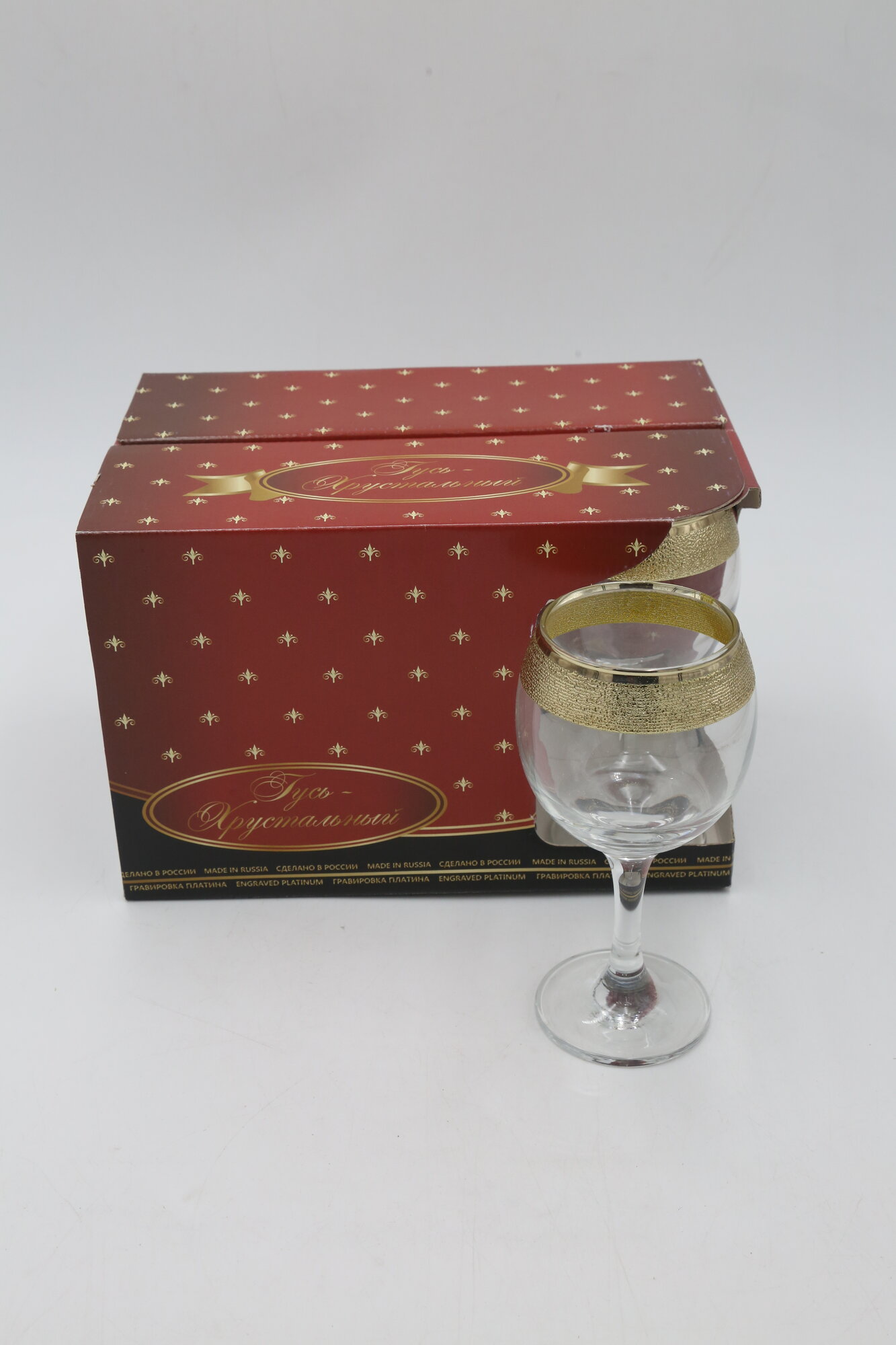 Бокал гусь лукьянова бистро 44411-Кристалл 290мл 6шт 6х8 — фото 1