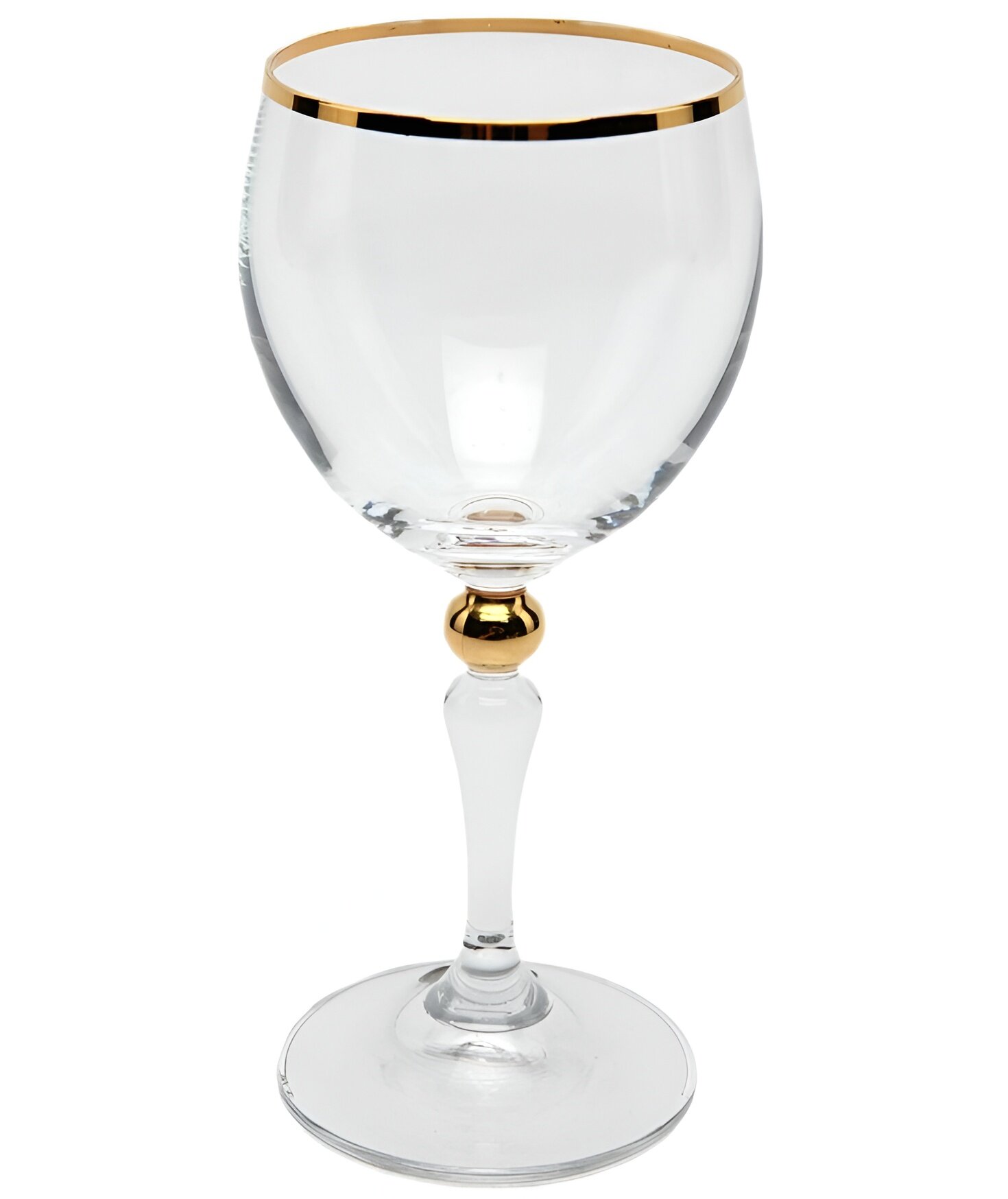 Бокалы для вина 200 мл 6 шт Crystalex CZ s.r.o. "Кармен /Отводка золото"