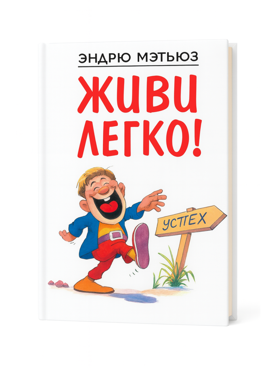 Книга Эндрю Мэтьюза "Живи легко!", как радоваться жизни и достигать успеха с улыбкой