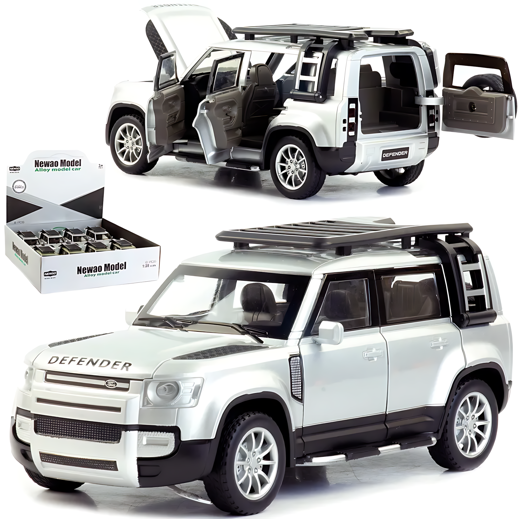 Машинка игрушечная NEWAO DEFENDER P400, масштаб 1:32, металлическая