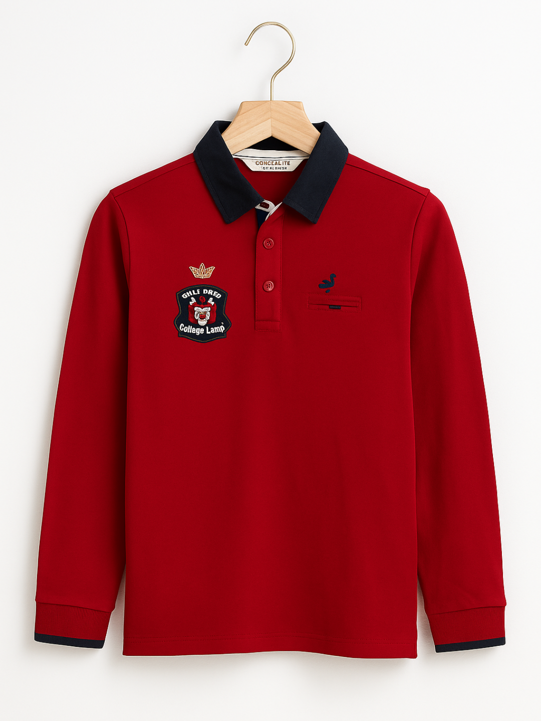 Свитер , размер 10-11, красный — фото 1