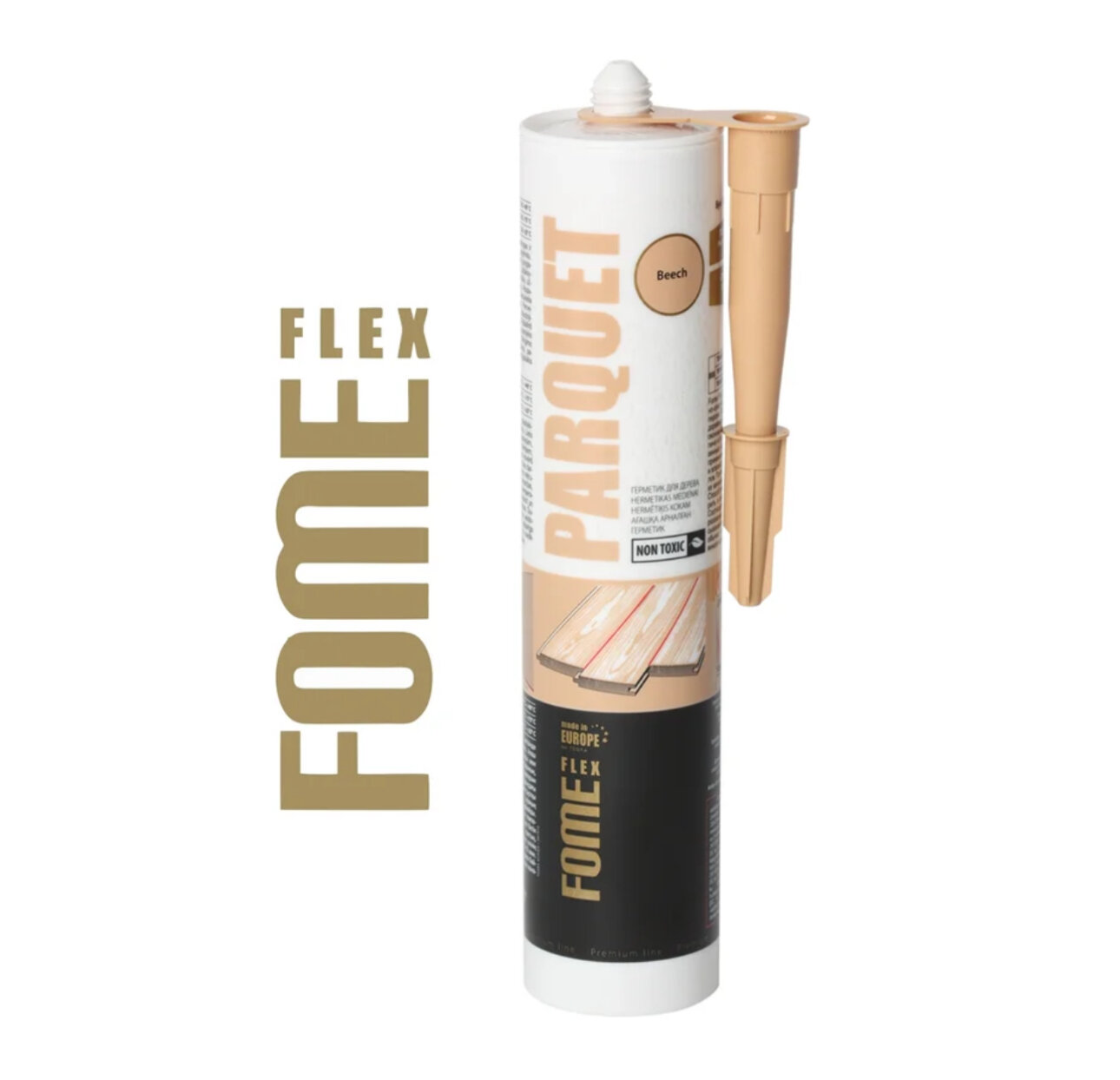 Герметик акриловый для дерева бук  Parquet  Fome Flex 01 4 2 022