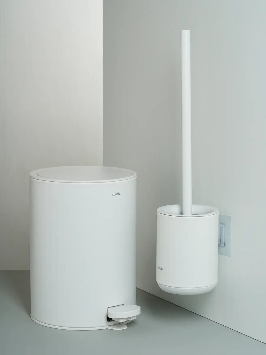 Набор для туалета, ведро 3л и ершик