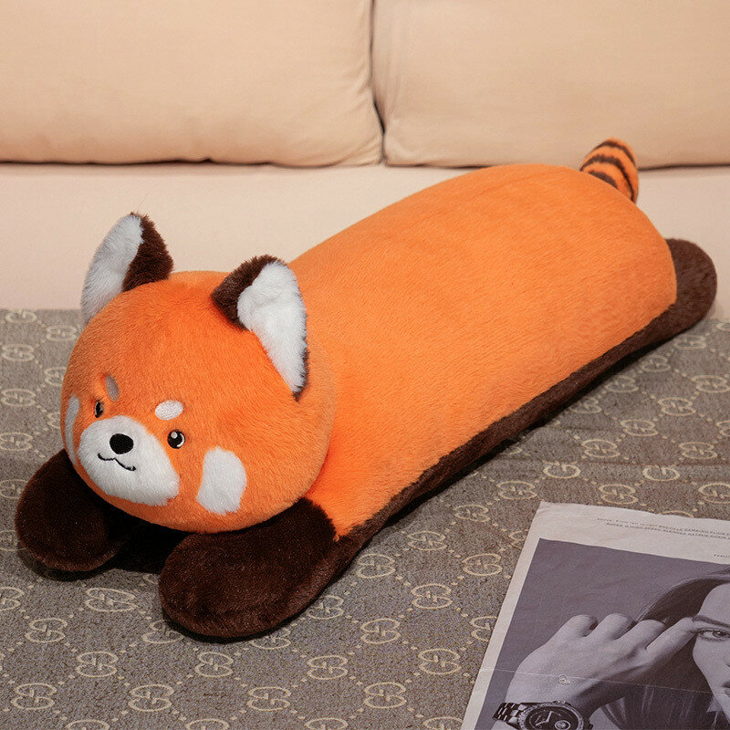 Super soft long body animal pillow in various cute designs great for relaxation