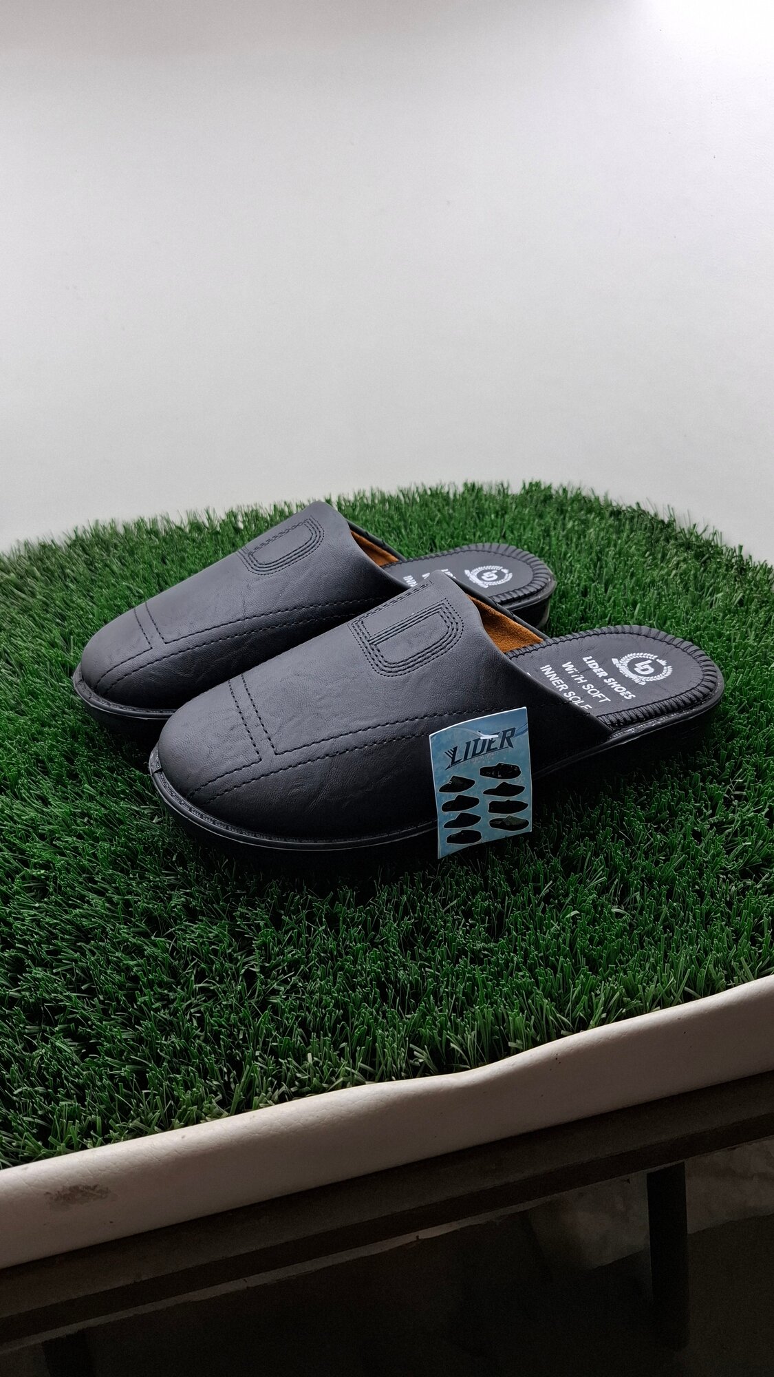 Тапочки LIDER, размер 42, black — фото 1