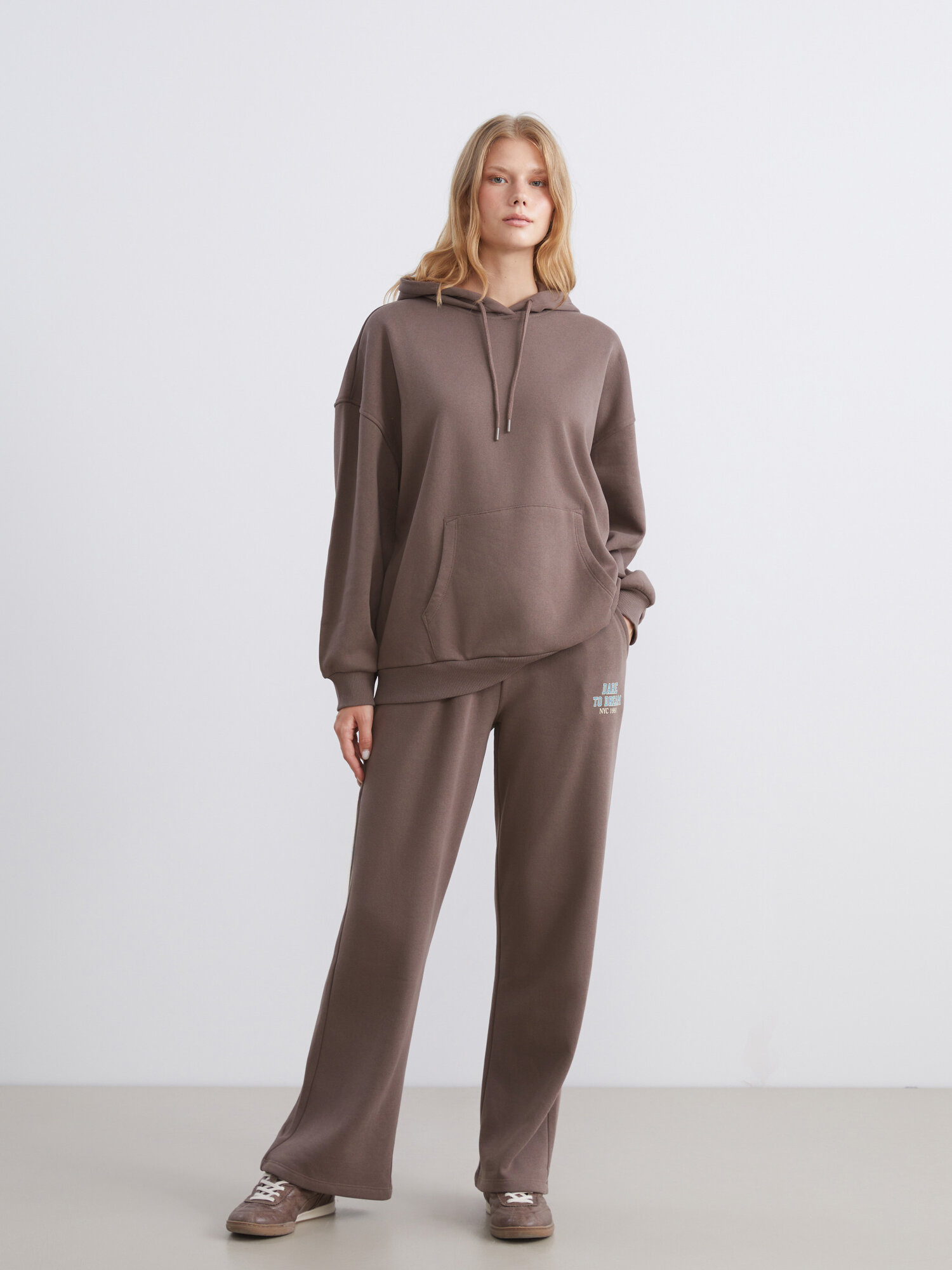 Брюки спортивные LC Waikiki, размер XL, brown