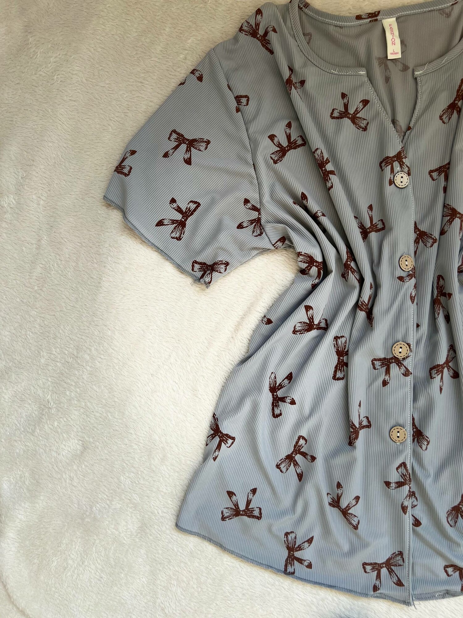 Сорочка  XL L, размер XL, серый — фото 1