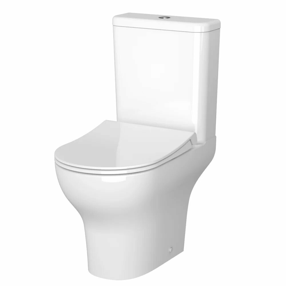 Унитаз-компакт напольный VitrA Zentrum 9012B003-7209 с прямым выпуском
