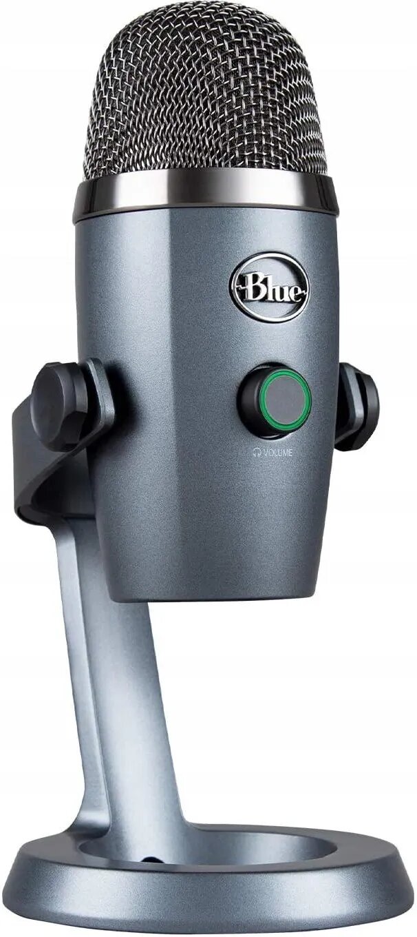 Микрофон проводной Blue Yeti nano, разъем: USB Type-C, серый