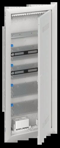 Изображение товара Шкаф в нишу ABB UK650 MVB мультимедиа, с дверью с вентиляционными отверстиями и с дин-рейкой, без розетки