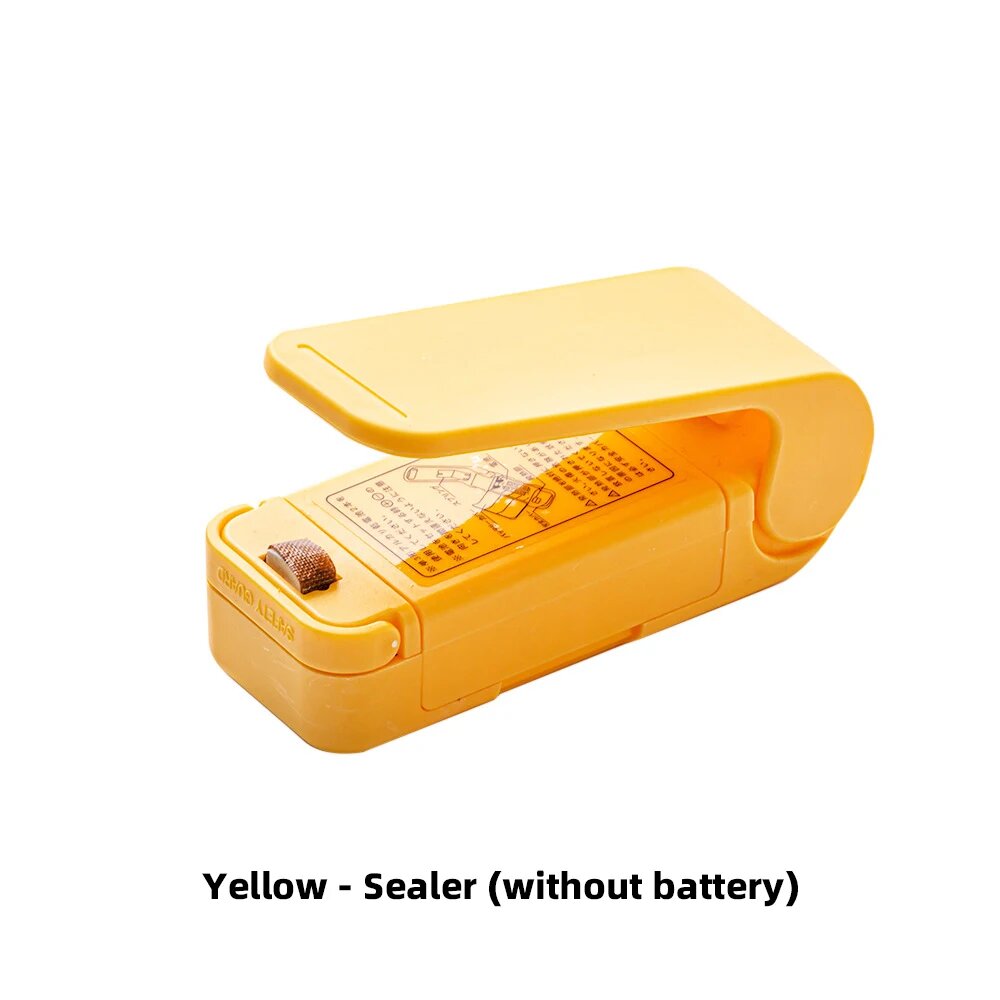 Желтый sealer для пакетов (без батарейки)