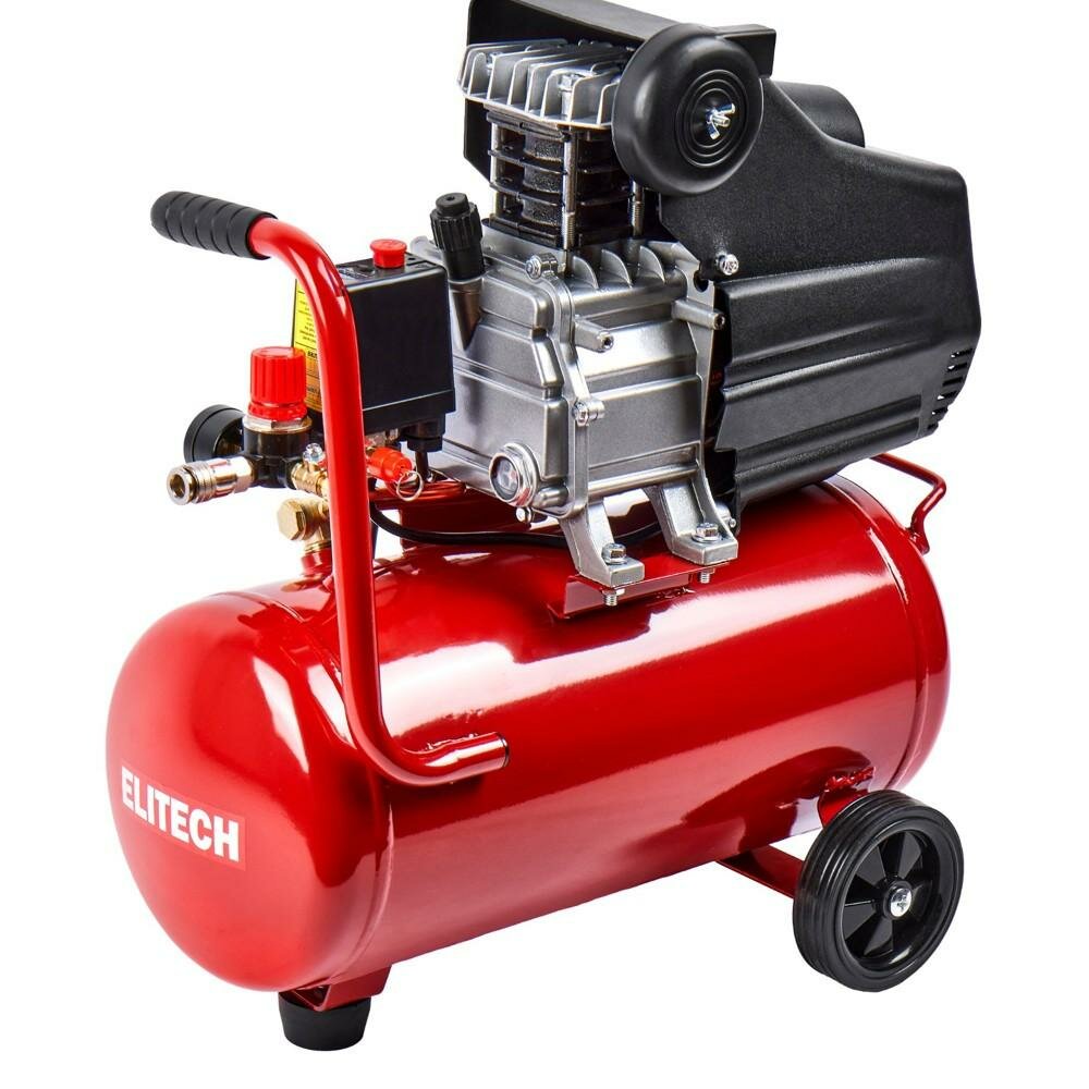 Компрессор сетевой поршневой масляный Elitech КМЛ 300-24 24 л 240 л/мин