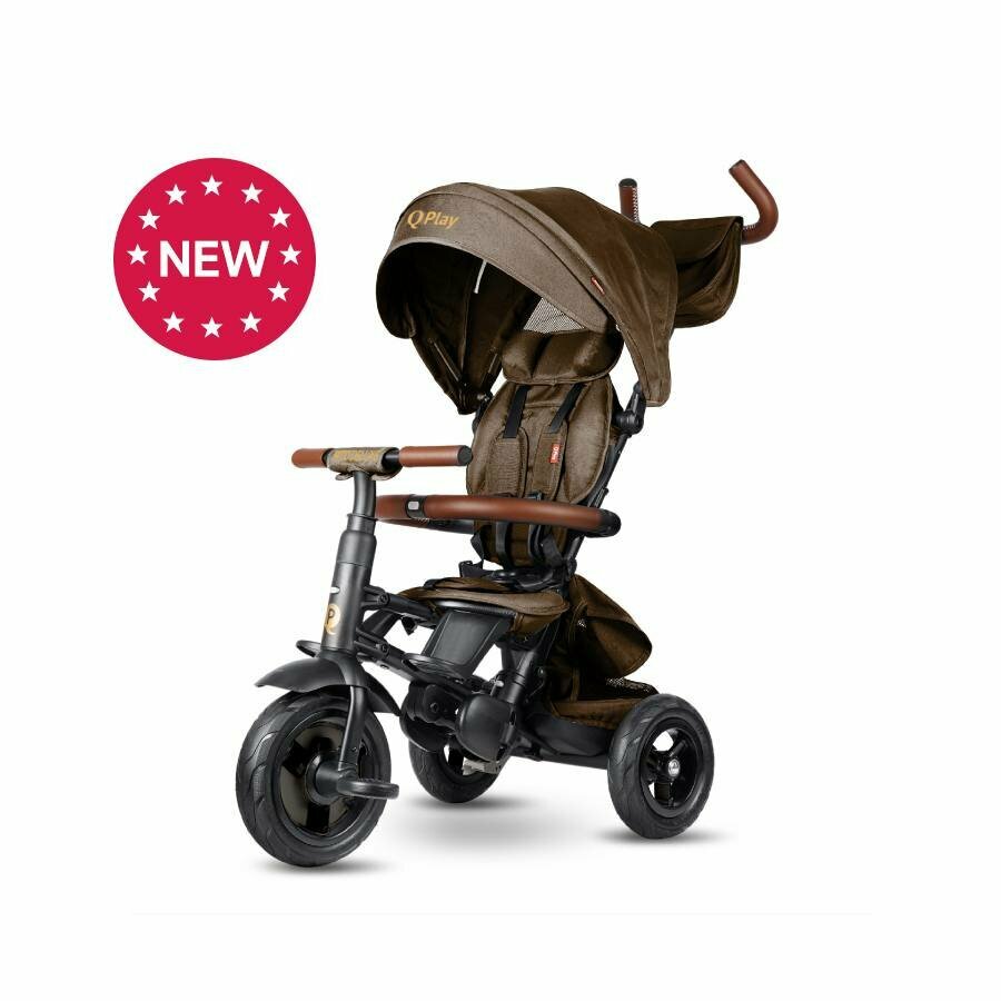 Велоколяска для детей, детский велосипед трехколесный, велосипед каталка QPLAY RITO DELUXE