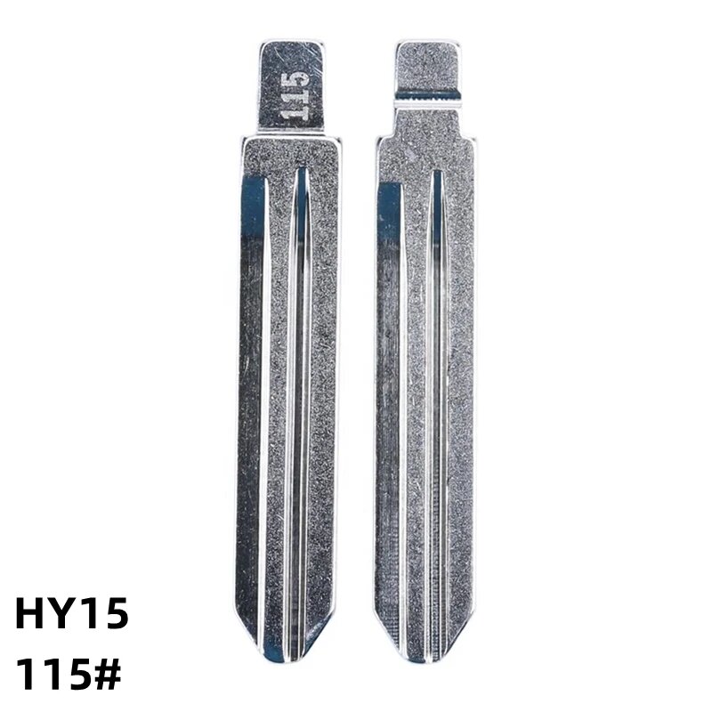 Оригинальная металлическая заготовка OEM 5 шт. 115 # HY15, необработанная флип-модель для Kia 2012 K2 K3 K5 для Keydiy KD Xhorse VVDI JMD