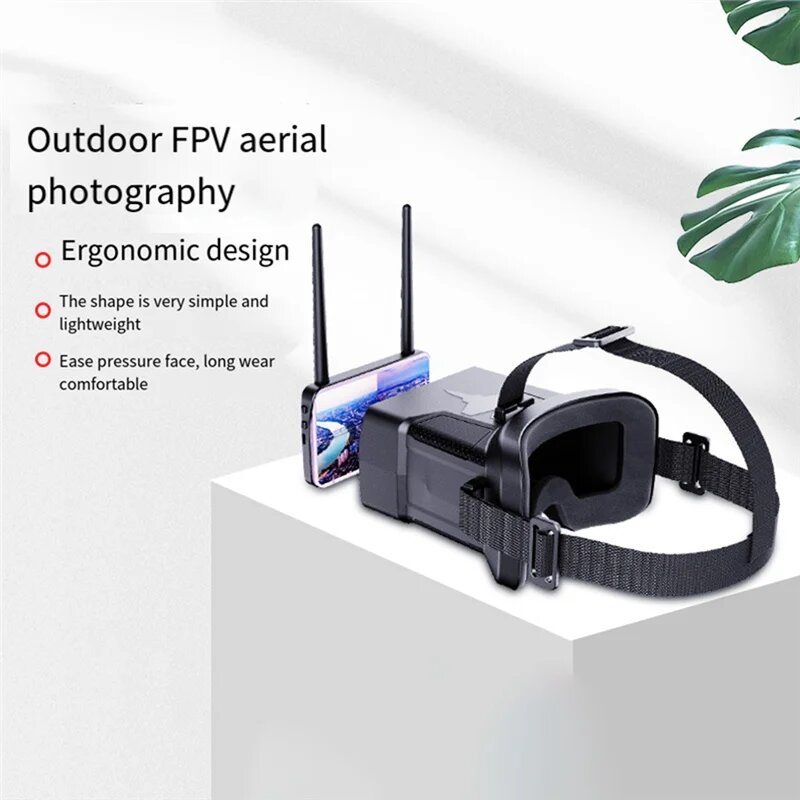 AS96-FPV очки 58G 48CH 43 дюйма для квадрокоптера