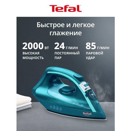 Утюг Tefal FV1712E0, бирюзовый