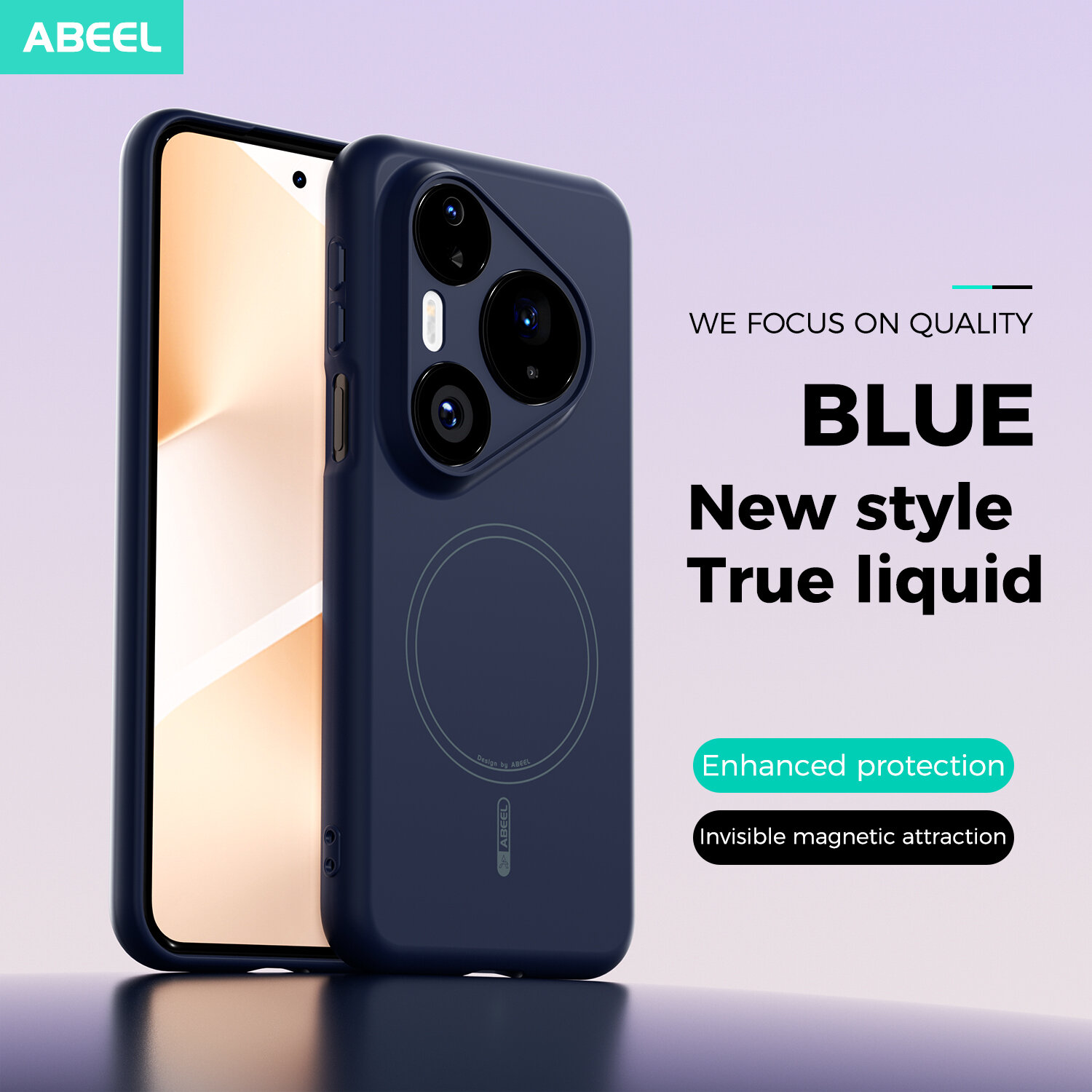 Чехол для Huawei Pura 80 Pro / Хуавей Пура 80 Про+, soft touch, чехол-кардиомонитор, поликарбонат (PC), защита камеры, усиленные углы, soft touch, Huawei, Huawei Pura 80 Pro, Huawei Pura 80 Pro+,