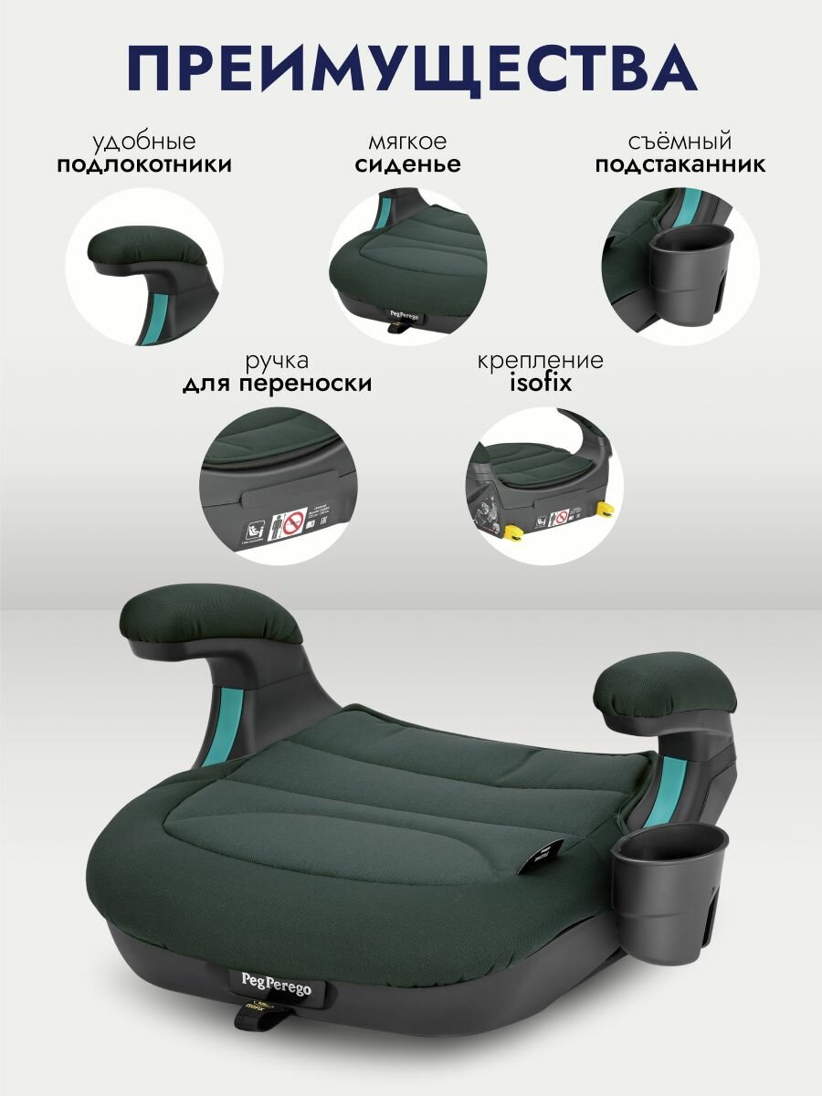 Автокресло-бустер Peg Perego Viaggio i-Size Shuttle — фото 1