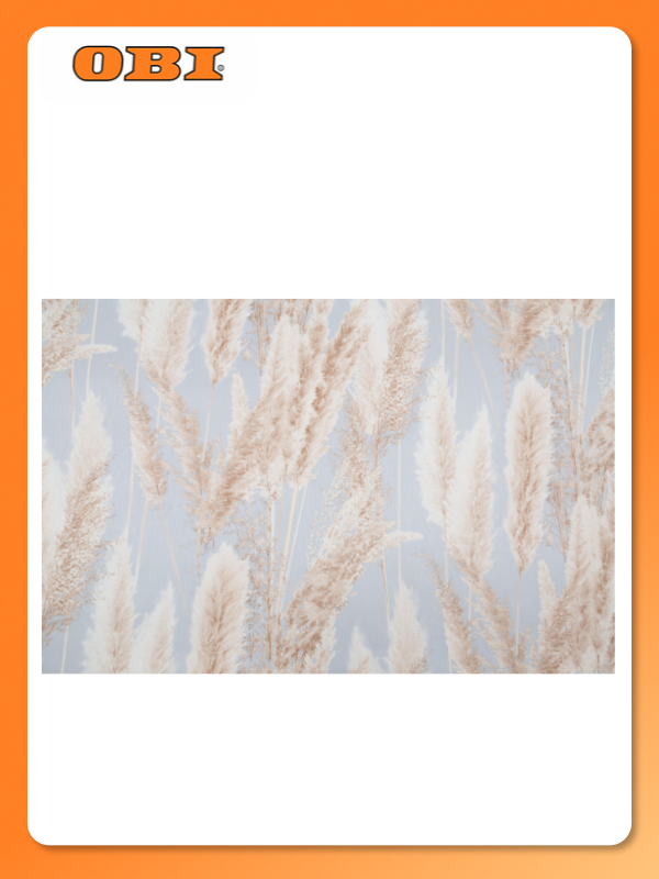 Обои флизелиновые VOG Collection CORTADERIA VV72086-62 106Х1005 м голубой