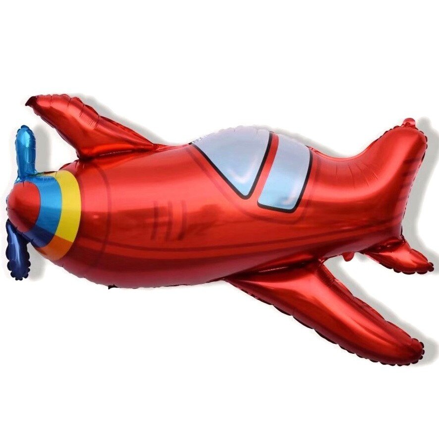 Шар фольгированный Серпантин "Самолет", 96х80 см