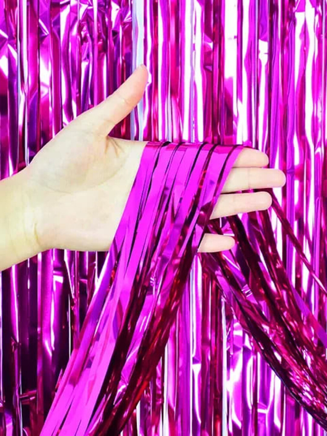 Декоративный занавес шампань- дождик для фотозоны, праздника, на новый год, день рождения 2 * 1 м