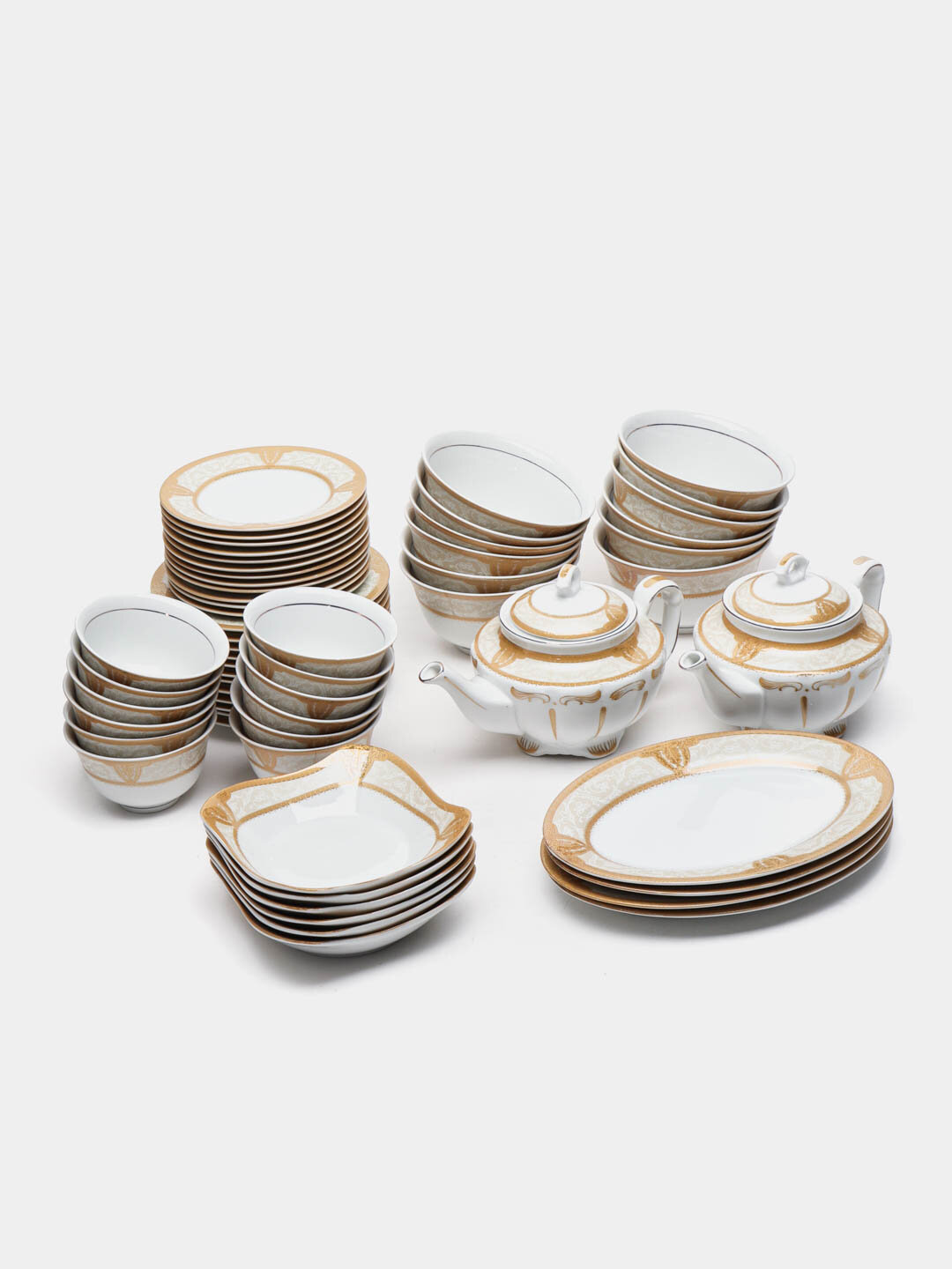 Набор столовой посуды в подарочной упаковке, 60 предметов , сервиз для сервировки стола для 12 человек