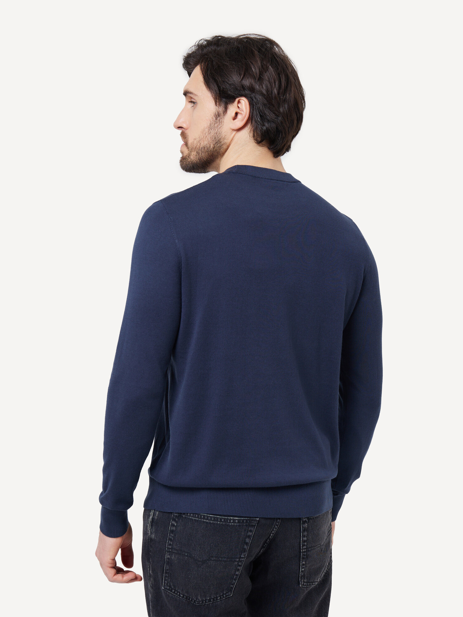 Джемпер DIESEL, размер M, темно-синий — фото 1