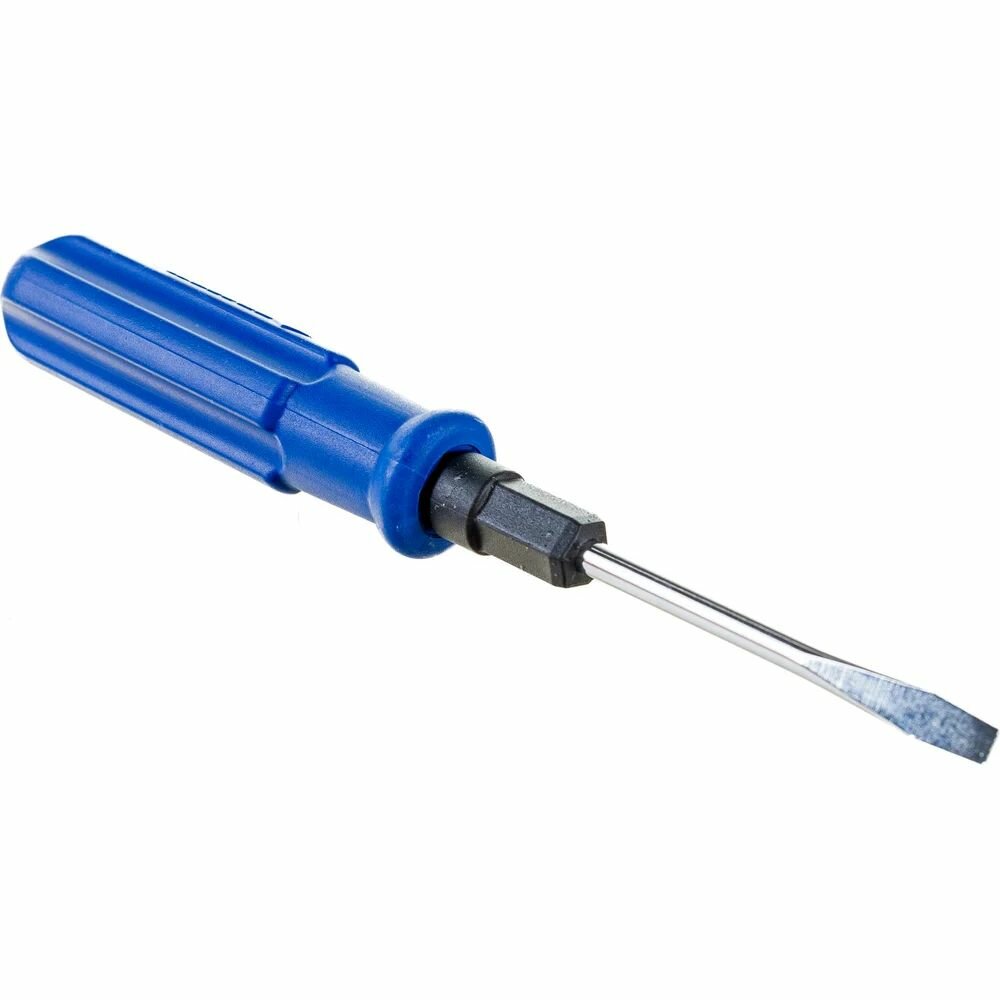 Отвертка ермак 2 в 1, 5*65мм с мет. фиксатором, 4 цвета 651-976