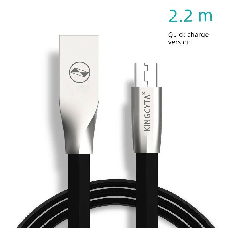 Черный 2,2 м гибкий кабель для зарядки Shokz OpenFit Air T920/T910 с трапециевидным разъемом