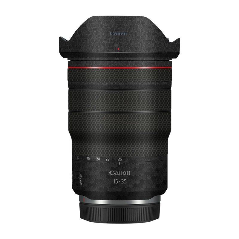 Канон RF15-35мм F2.8 Защитная пленка для объектива с матовой камуфляжной текстурой из карбона - Пчелино-черный узор