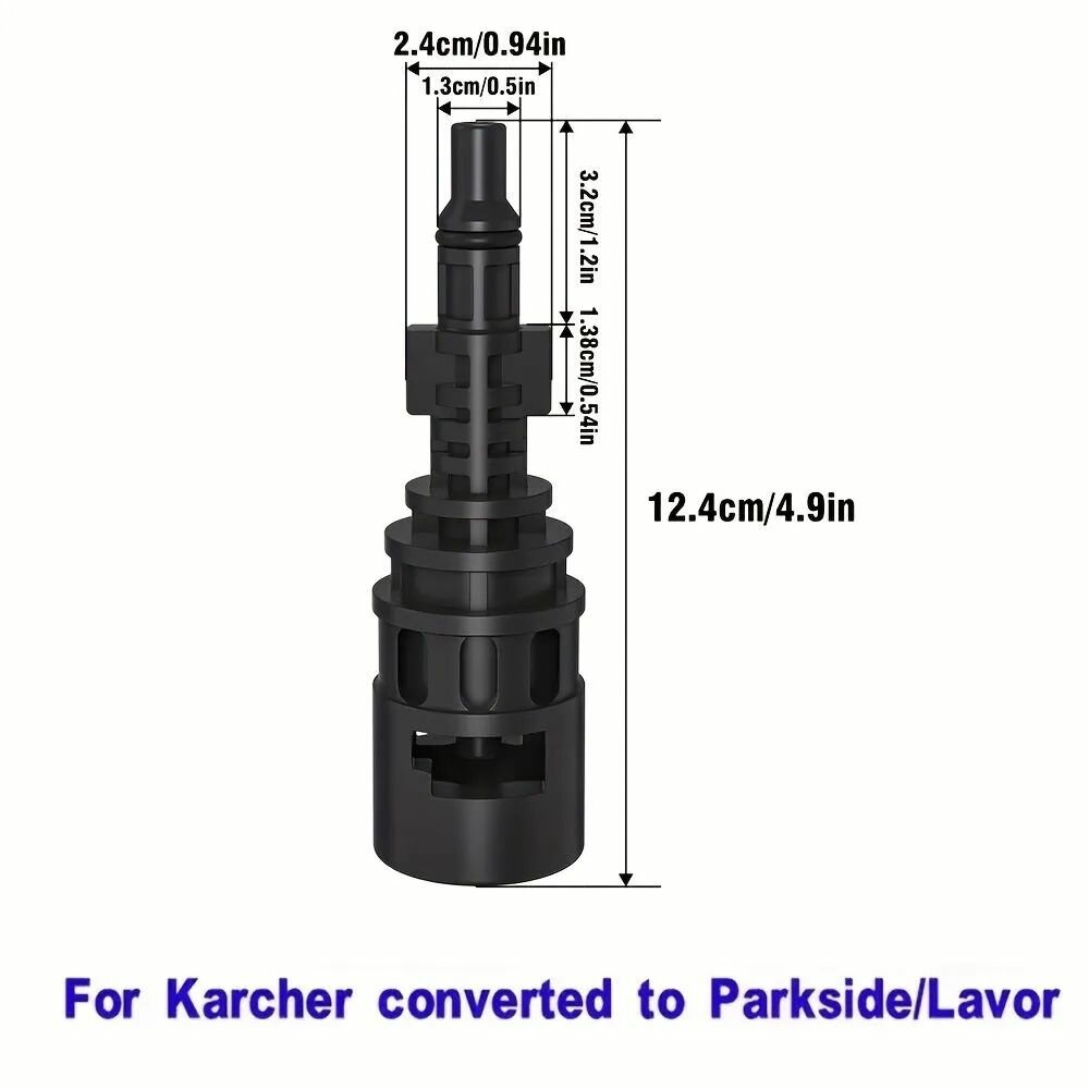 Адаптер для пистолета мойки высокого давления Lavor & Parkside к Karcher