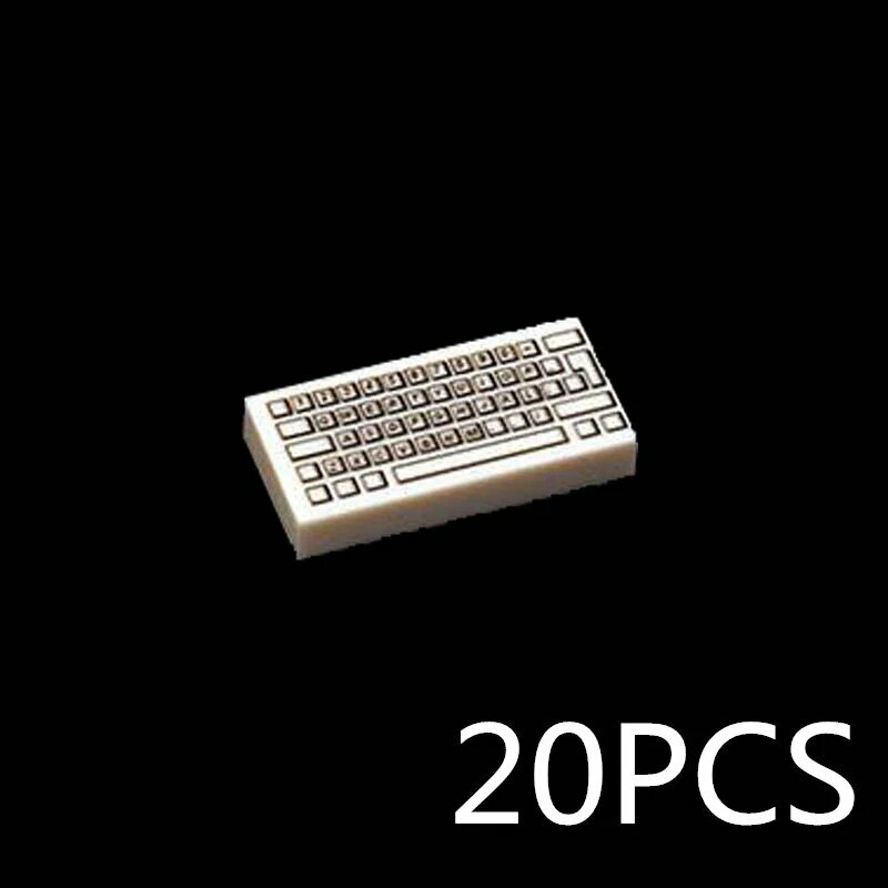 Бежевые строительные блоки BRICKPANDA 20 шт, EA083-20PCS