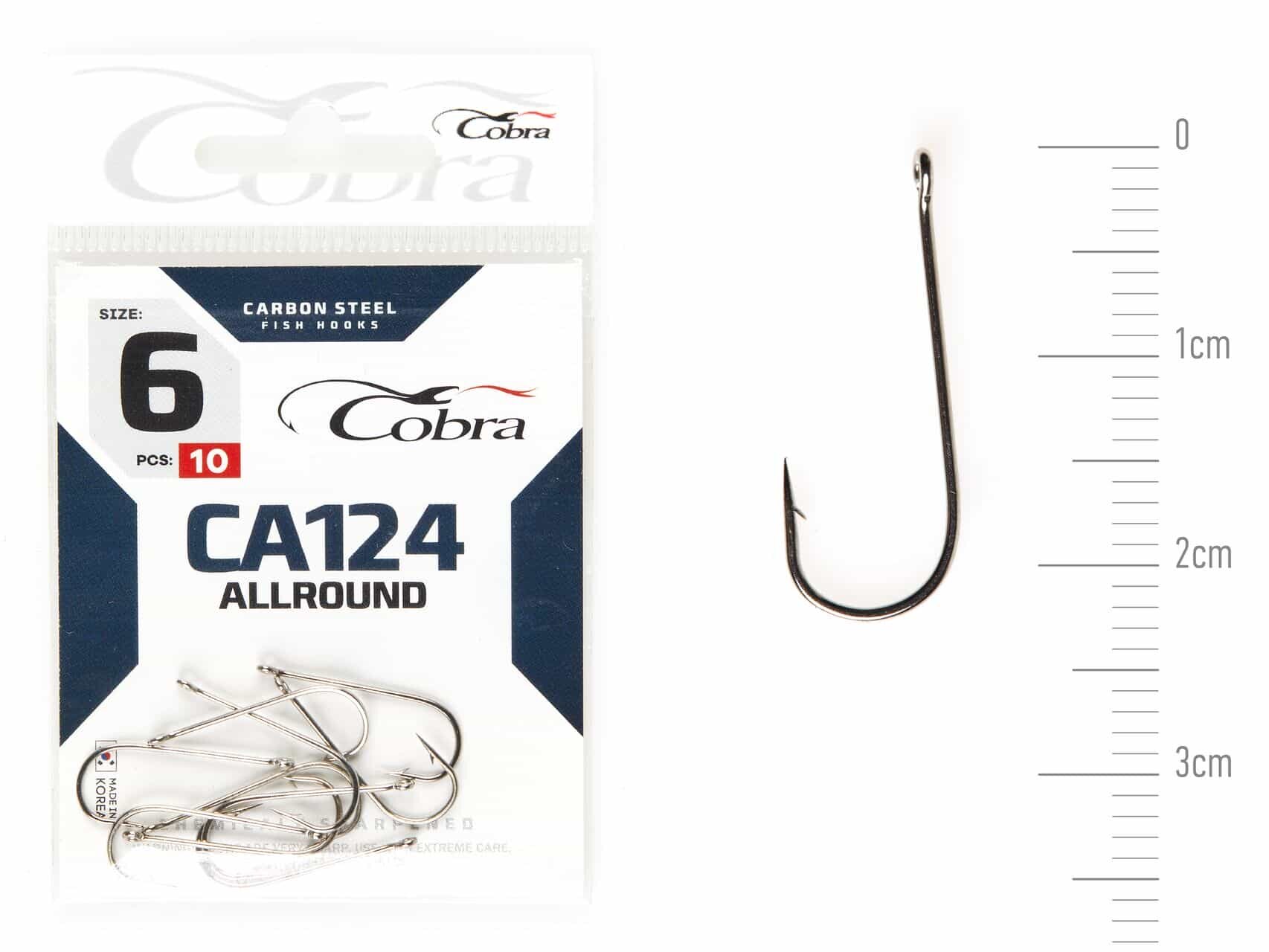 Крючки Cobra ROUND сер. CA124 разм. 006 10шт.