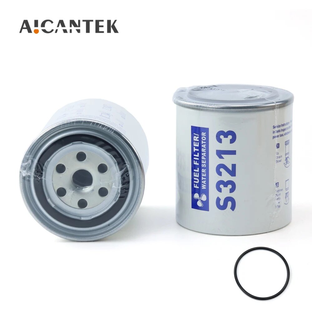 1PC/2PCS S3213 Фильтрующий Элемент для разделения топливной воды с уплотнительным кольцом подходит для подвесных лодочных моторов 3/8 дюйма NPT 802893Q01 Marine 35-809097