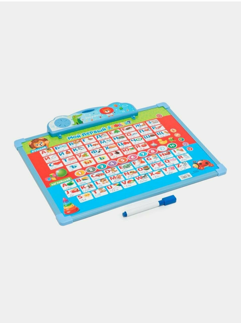 Умная алфавитная доска для детей с маркерами, на узбекском языке, интерактивная говорящая