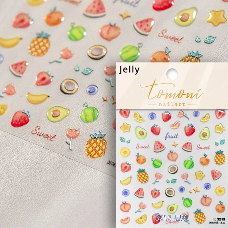 Наклейки для ногтей Jelly Tomoni Fruit