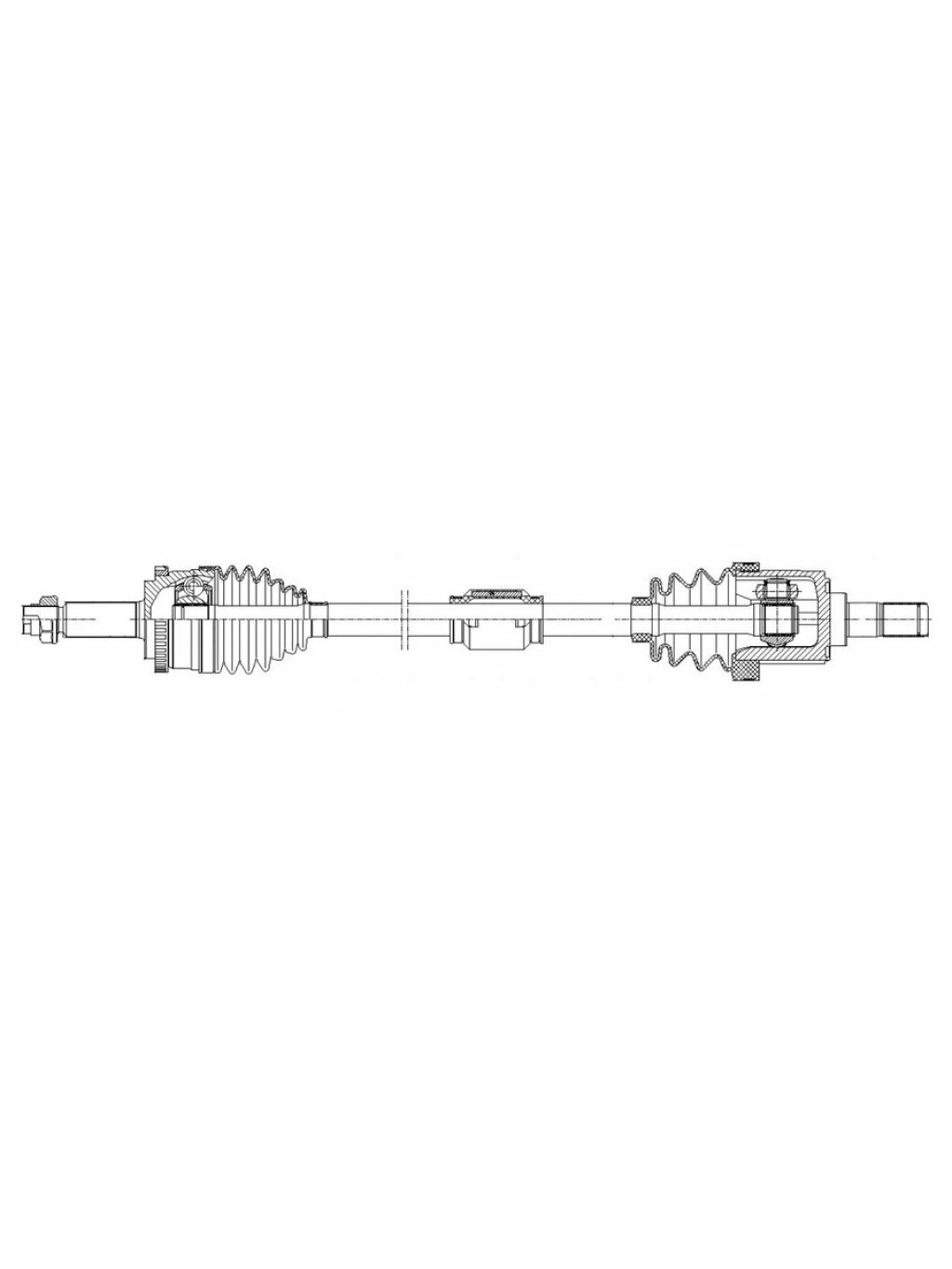 Привод передний левый TRIALLI AR 0837