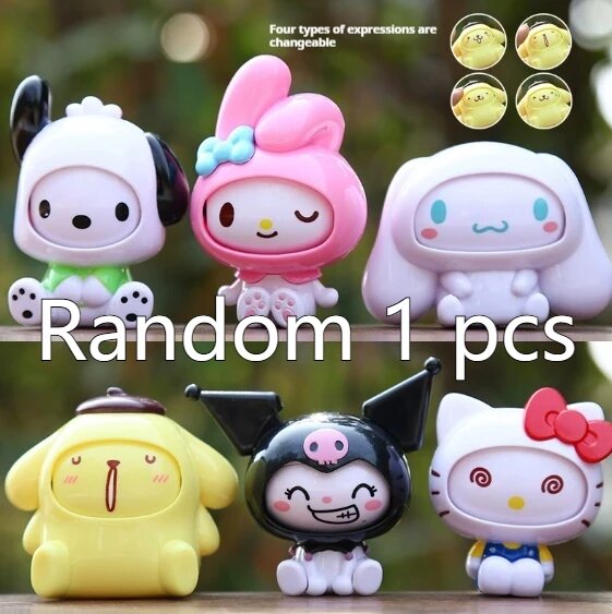 Фигурка-сюрприз Sanrio Kt серии со сменой лица Random 1 pc