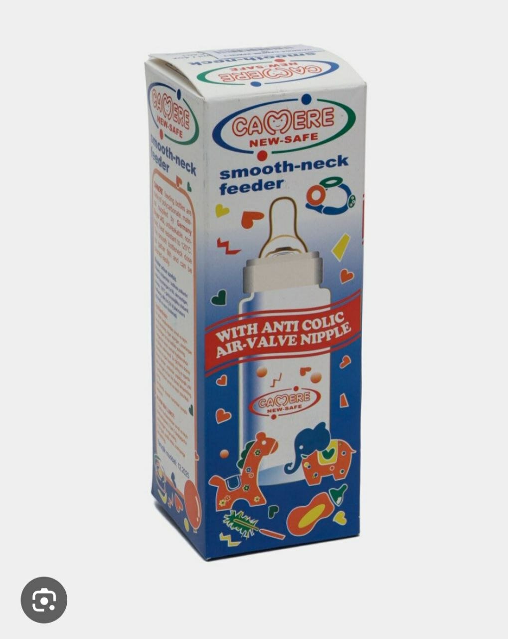 > Детская бутылочка Camera New-Safe объемом 60 мл (синяя)